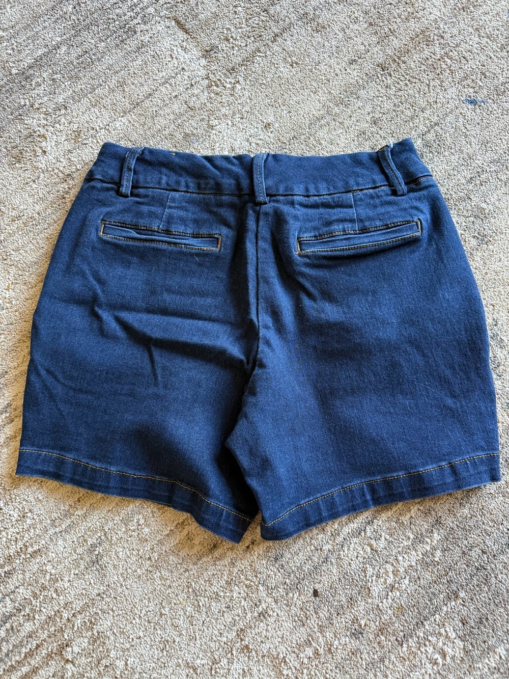 Hybrid & company Navy Blue Women's Shorts with Front Pockets - Picture 7 of 7